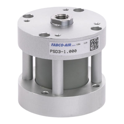 New Fabco-Air 1/4" Stroke SS Square 1 Mini Pancake Cylinder SQ-04x1/4 